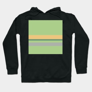 A delightful assortment of Silver Foil, Onyx, Oxley, Laurel Green and Sand stripes. Hoodie
